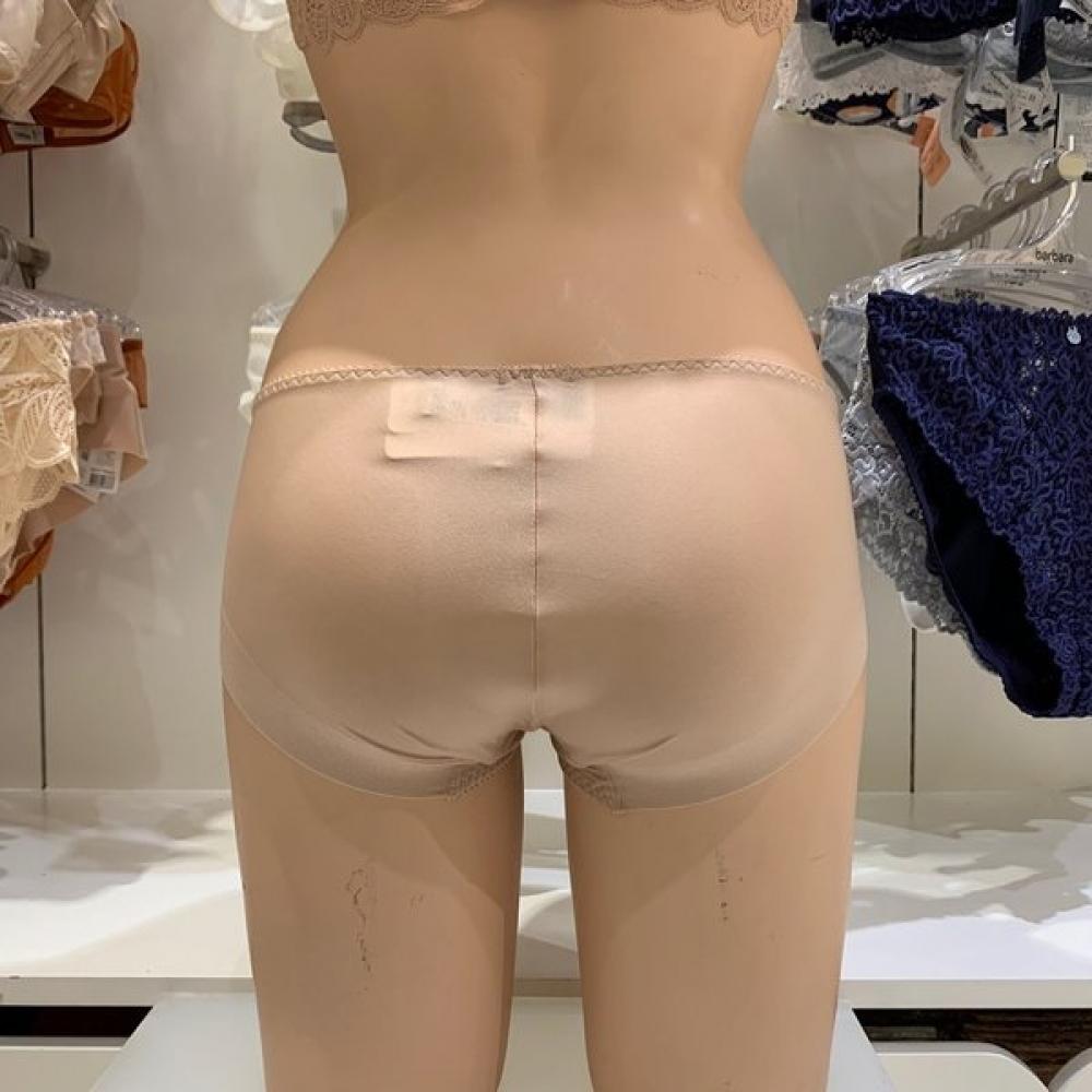 Barbara Flower Lace Hem Panty Abp4241b Sk  Bk