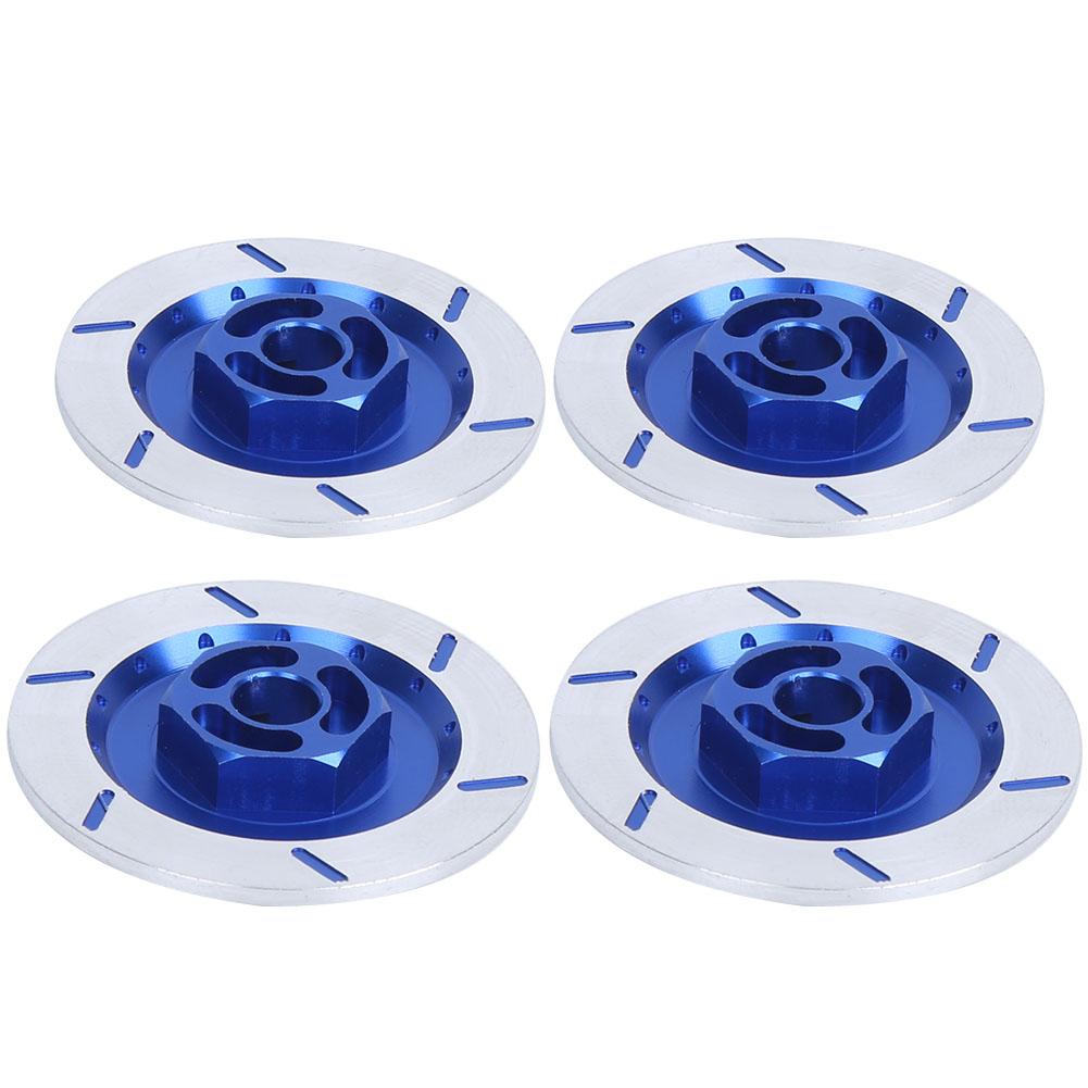 Aluminum Alloy Simulated Brake Disc Accessories Parts Fit for HSP 94123 1:10 RC CarDark Blue