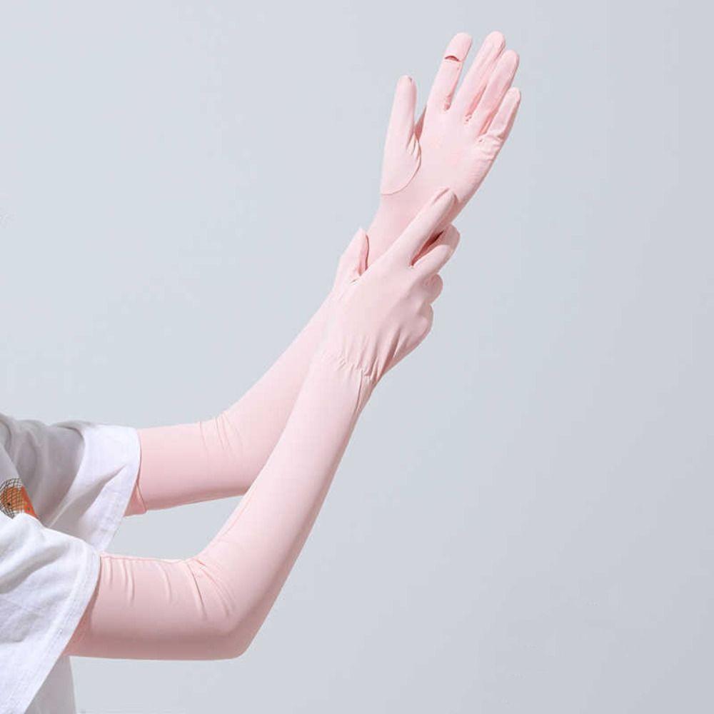 

Тонкие солнцезащитные нарукавники, эластичные перчатки для велоспорта, дышащие, длинные рукава Ice Silk, лето Style2-Purple