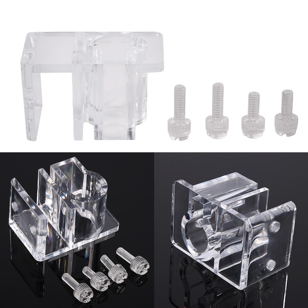New Acrylic Fish Tank Filter Mount Tube Fixing Outflow Inflow Pipe Water Hose Clip Holder
