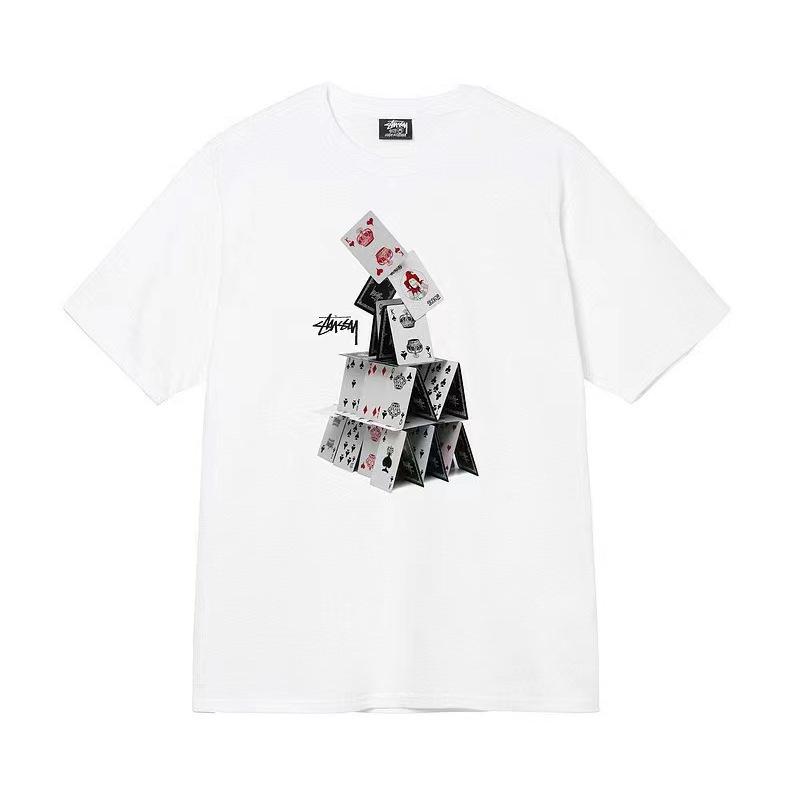 Three Standard New 2025 Men's and Women's Short-sleeved Summer Men's Loose 230g High-quality T-shirt