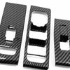 Powerful Car Abs Carbon Fibre Door Window Glass Lift Control Switch Panel Cover Trim For Volvo Xc40 2017-