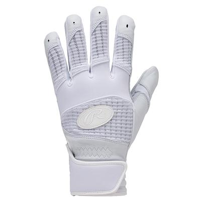 Rawlings Baseball Glove for Batting Gloves for Both High School Baseball Rules Size EBG24S04 Adults, Hands, Compliant, White, Small,