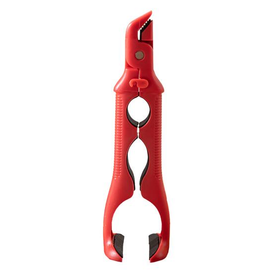 Anti-Scald Dish Clip 3-in-1 Multi-Functional Hot Plate Gripper Bowl Plate Clamp Bottle Opener Heat Resistant Silicone Kitchen Tool with Non-Slip Grip