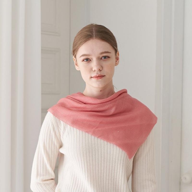 Dal Cashmere Air Cashmere 100 Scarf Shine Rich Pink