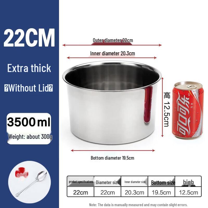 QW Stainless Steel Multi-purpose Seasoning Pot with Lid