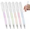 6 Pezzi Colla Stick per Artigianato, Controllo Facile e Preciso Punta Fine, Colla per Carta ad Asciugatura Rapida per Realizzazione Biglietti