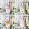 Soft Animal Plush Keyring With Cartoon Style For Travel And School Use