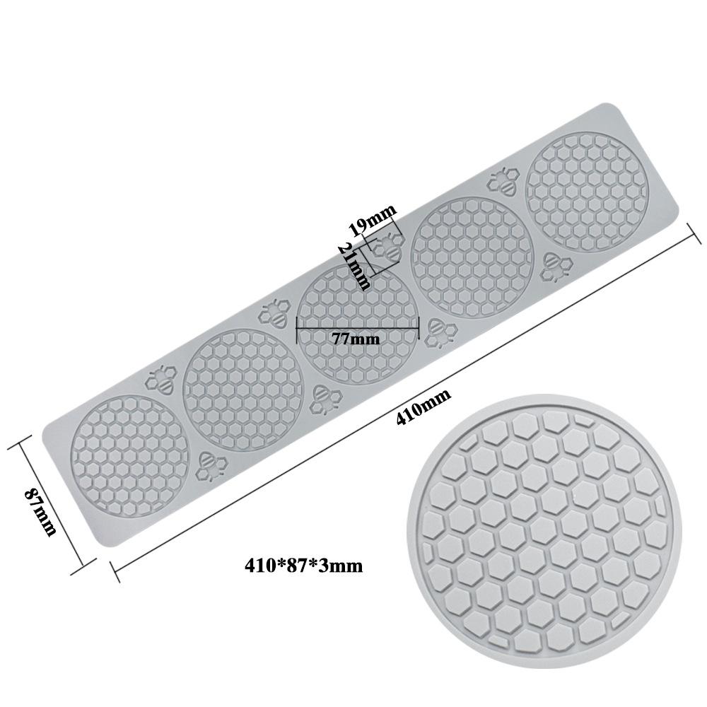 Honeycomb Silicone Mould Chocolate Mould DIY French Pastry Lace Decoration Mesh Mousse Cake Mold Platter Fondant Lace Cushion