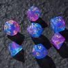 Koundeneko Polyhedral Dice, 2 Sets (14 Dice), 4-Sided, 6-Sided, 8-Sided, 10-Sided, 12-Sided, 20-Sided, Mythology, TRPG, MTG, Board Game, Card Game, Ta