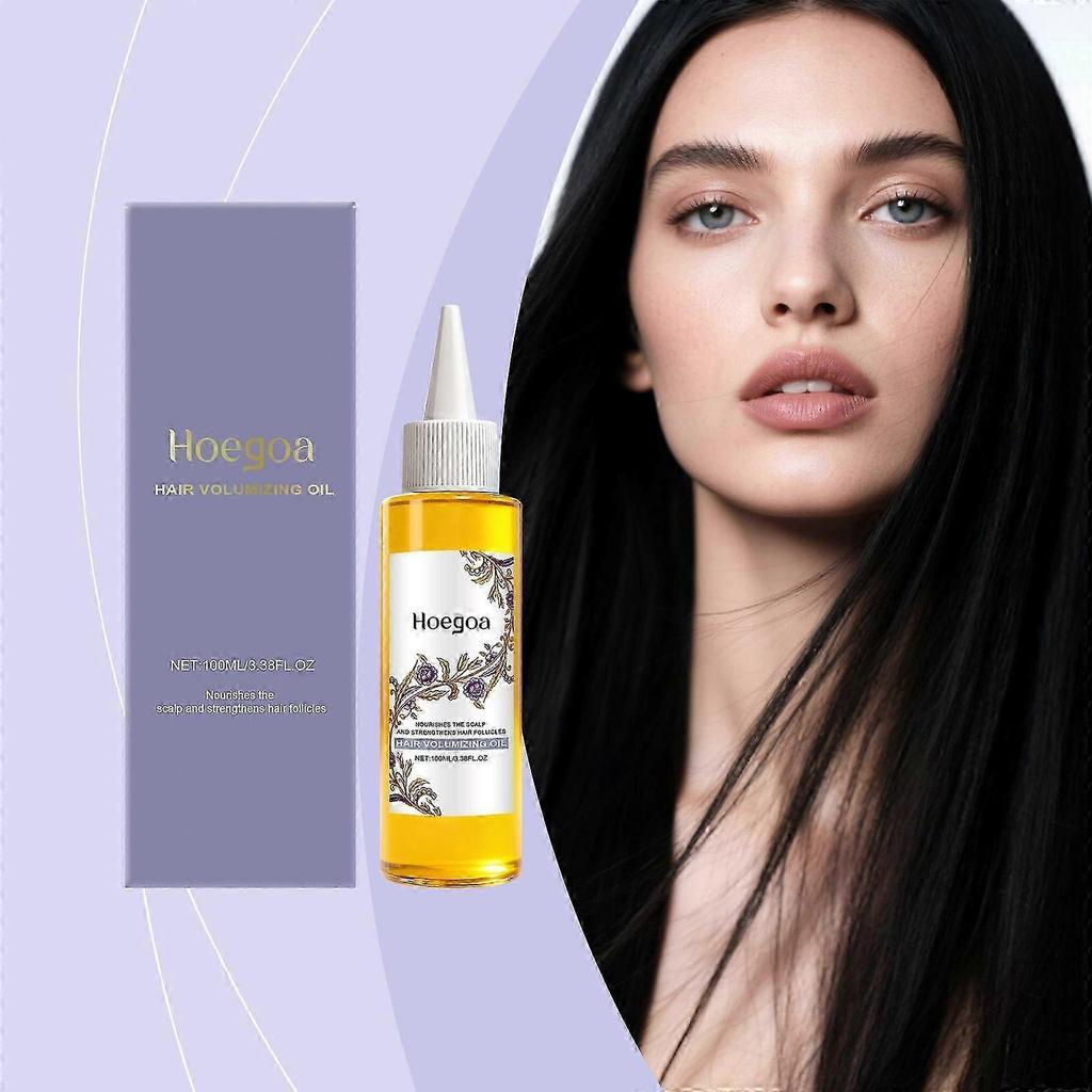 Hair Volumizing Oil 100ML - Nourish Scalp & Strengthen Hair Follicles with Ginger Root Oil, Rosemary Oil & Tocopherol, Lightweight Non-Sticky Formula