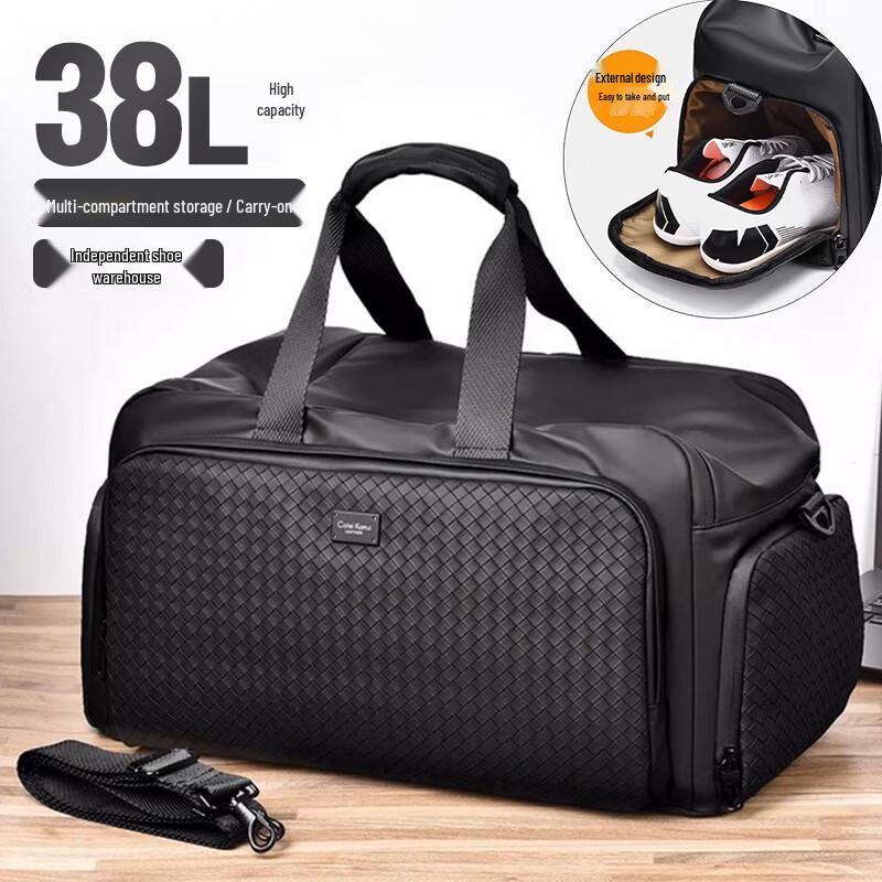 

VICTORIATOURIST Men s Travel & Gym Duffel Bag with Wet/Dry Compartment