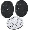 3PCS 70 Hole Sponge Backing Pads 150mm for Efficient Sanding and Dust Control