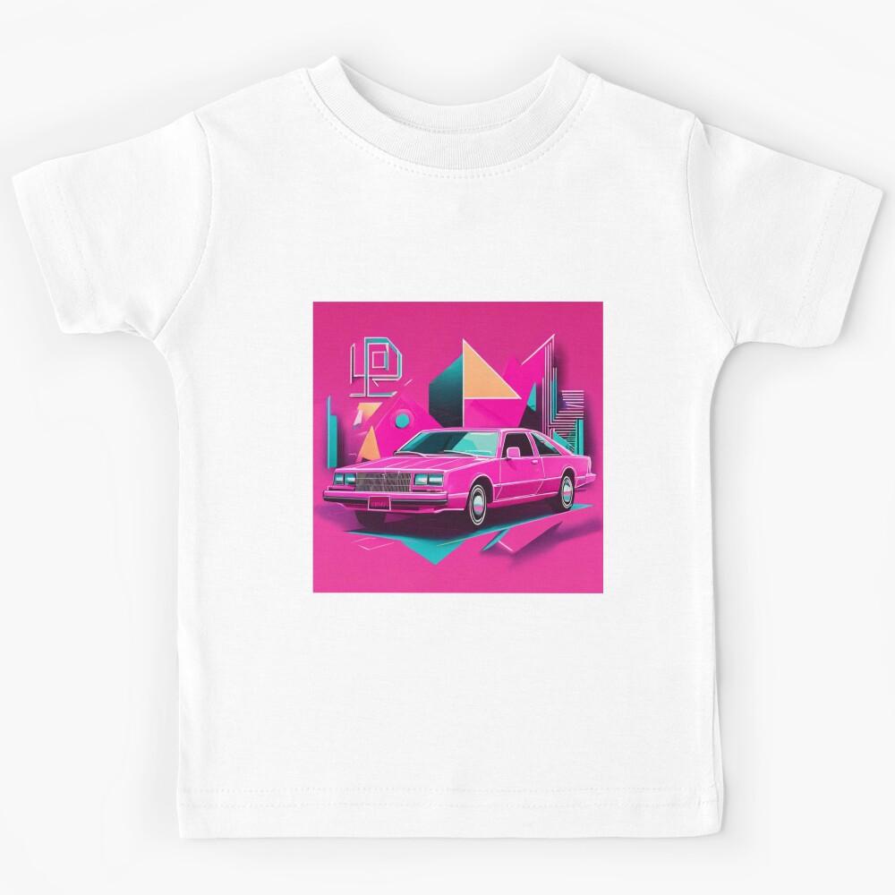 Retro Pink Kids T-Shirt 140