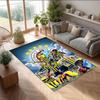 Fenerbahce Printed Flannel Area Rug Non Slip Soft Polyester Floor Carpet Indoor Decor Mat for Bedroom Living Room Sofa