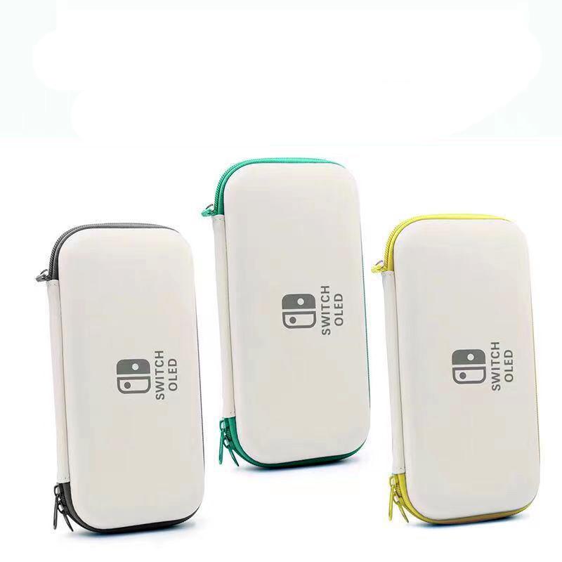 Kühle Aufbewahrungstasche für Nintendo Switch OLED Handschlaufe Schutzhülle für Reisen mit Kartenschlitzen NS Handtasche Nicht-Offiziell
