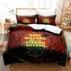 King Gizzard & The Lizard Wizard Bedding Set Duvet Cover + 2 Pillowcases Neo Psychedelic Rock Retro Bedroom Decor