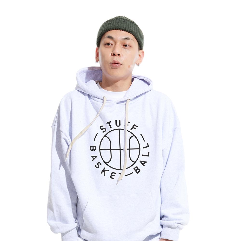 Худи Sturf Basketball Circle Gray/Fleece-Lined M