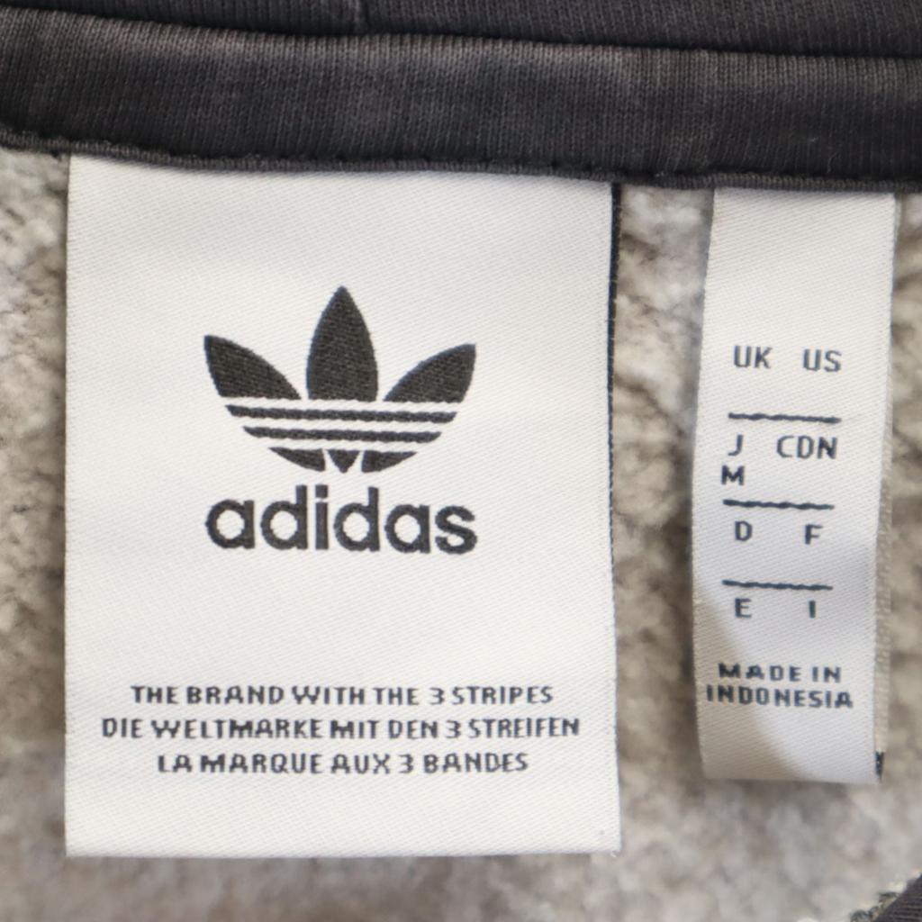 Adidas Langarm Parker M Grau Rückseite gebürstet Herren Gebraucht