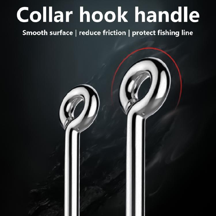 160Pcs Round Fishing Hook with Plastic Box Set, High Carbon Steel with Eye Sea Fishing Hook for Salt/Freshwater Fishing
