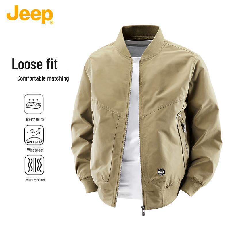 Jeep Unisex American Retro Baseball Jacket