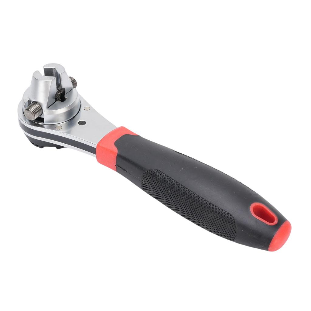 Verstellbarer Ratschenschlüssel für 6 22mm Schraube Tragbarer Multifunktionsschlüssel mit rutschfestem Griff