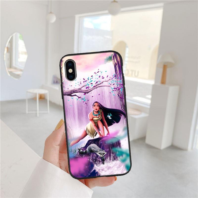 CJ41 Disney Pocahontas Soft Shell Phone Case for Redmi Note 10 11 12 Pro Max 10S 10C 10T 11A 11S 12S 12C
