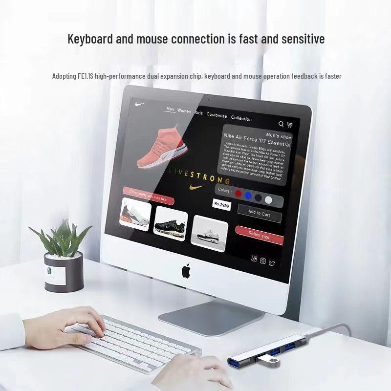 USB 3.0 Multi-Port Typ-C Adapter Hub für Laptops