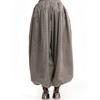 Bornladies Women's Retro Brown Lantern Pants High Waist Trendy Loose Fit Plaid Spring Summer Fashion Trousers