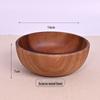 ZISIZ Acacia Wood Salad/Soup Bowl