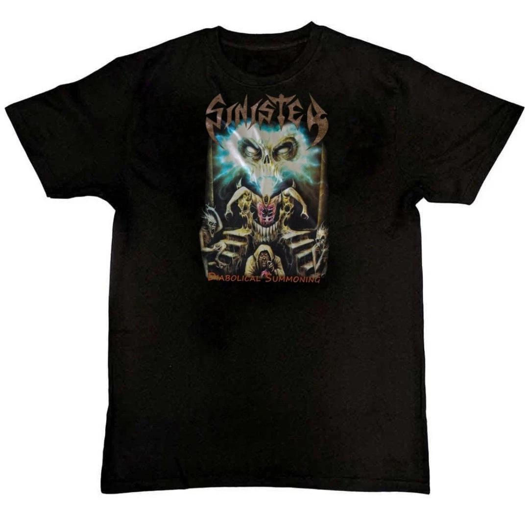 Vtg SINISTER- Diabolical Summoning Graphic Unisex T-Shirt S M L XL 2 3 4 XL XL