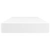 Pocket Spring Mattress Medium Firmness White 120 X 190 X 20 Cm Faux Leather