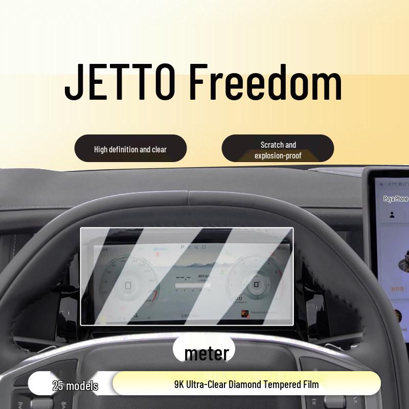 Jetour Traveller Center Console Display Protective Film
