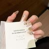 Cat's Eye Wearing Nail Pure Hand-made Nail Piece Fake Nail Wearing Nail Piece Advanced Sense Thin Dog Long