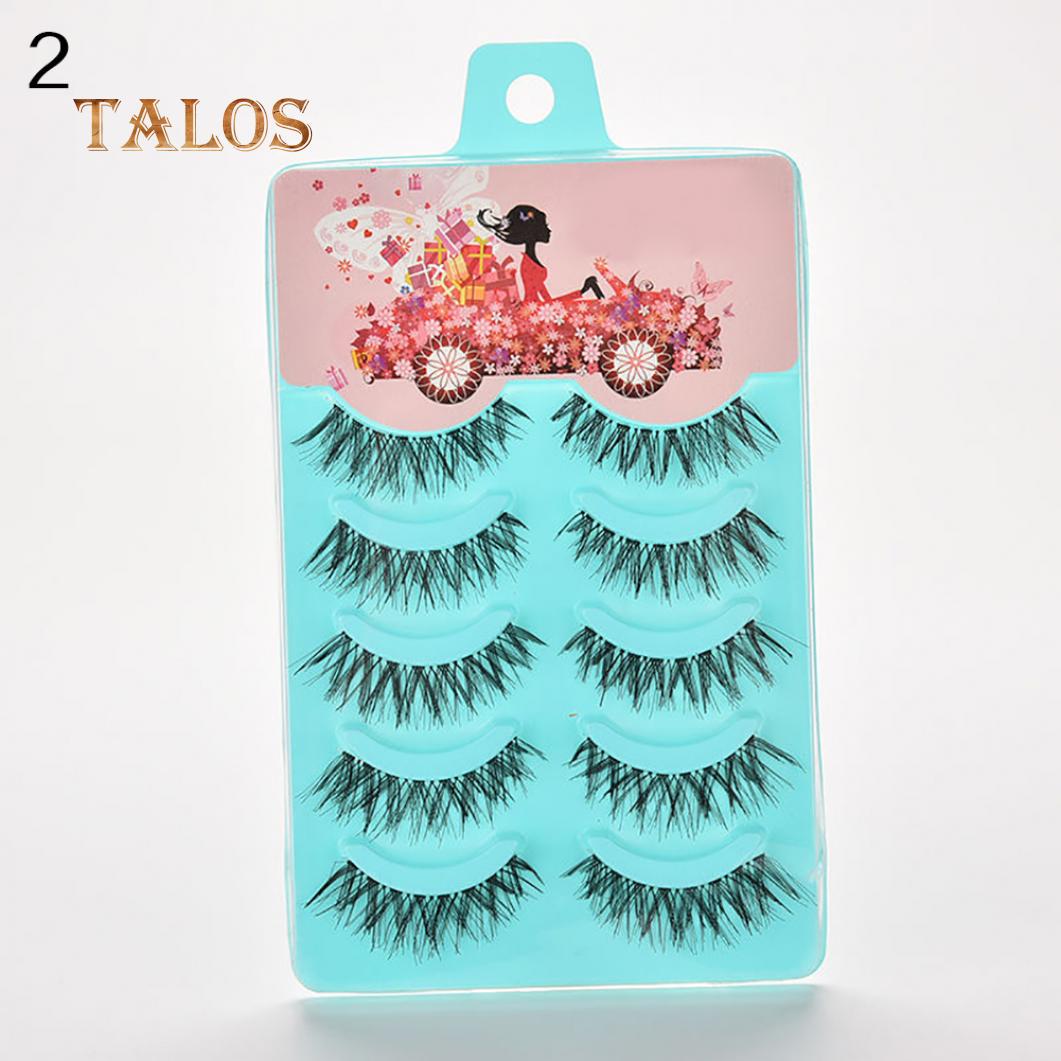 

Набор ресниц для наращивания. 5 пар зелёный