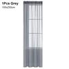 1/2Pcs Rod Pocket Voile Sheer Curtain Door Drape Shades  Living Room Bedroom Kitchen Decoration