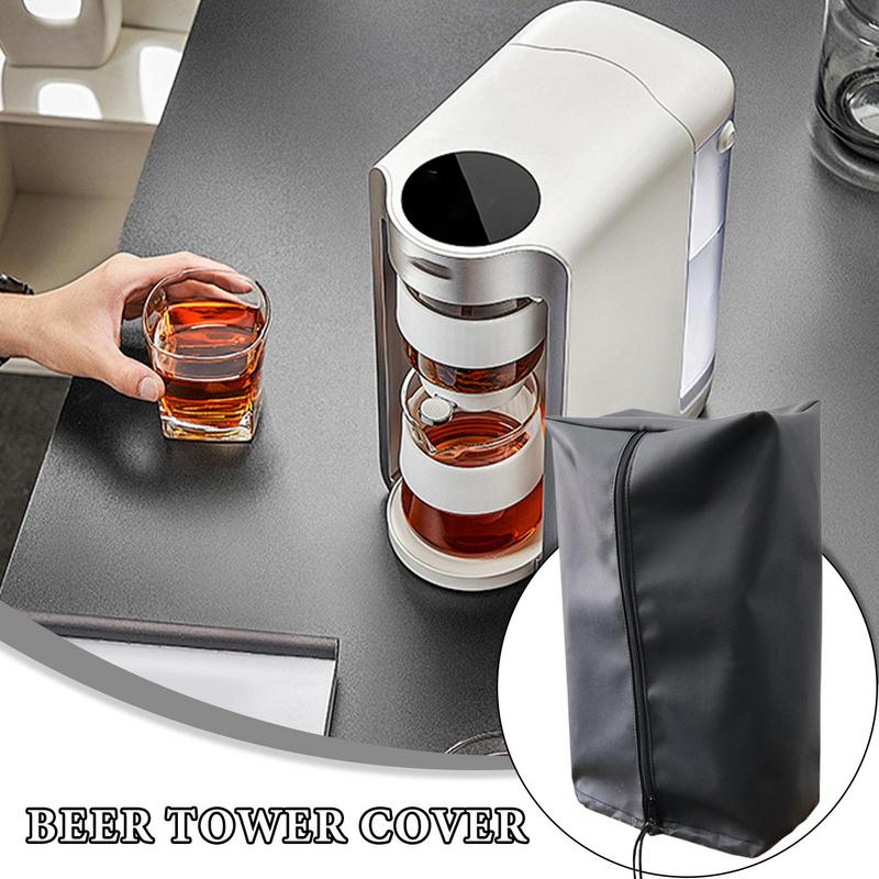 Bierzapfsäule Staubschutzhülle Einzelhahn Zapfbierzapfsäule Schutzhülle Wasserdicht Reißverschluss und Kordelzug Design Bierzapfsäulenabdeckung für