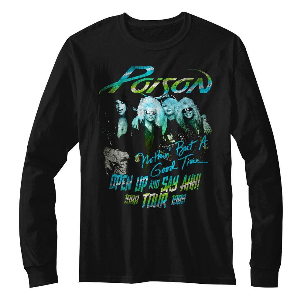 Poison Tour Shirt Black L/S Music Shirt XXL