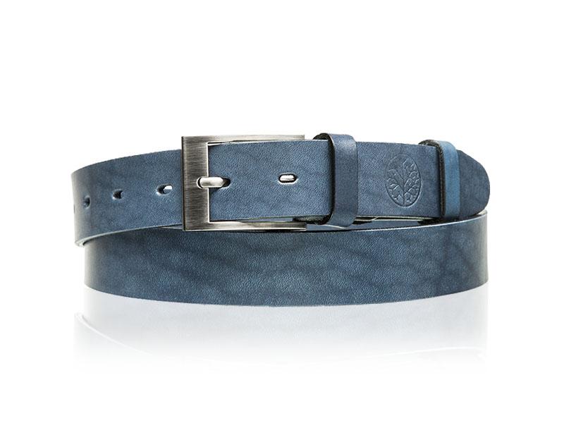 LIC30-0 NAVY 110 Leather Belt REGULAR + CERTIFICATE