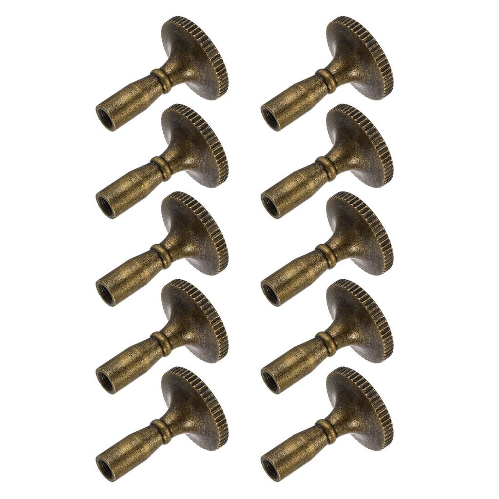 10Pcs Lamp Turn Switch Knob Replacement Copper Light Switch Knob Standard Size Twist Switch Knobs Easy To Install