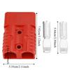 2 Stück 175A Batterieverbinder Rot Mit Zubehör Batterie-Schnellverbindungsstecker 2-poliges Gehäuse 600V Schnellverbindungs-Trennstecker