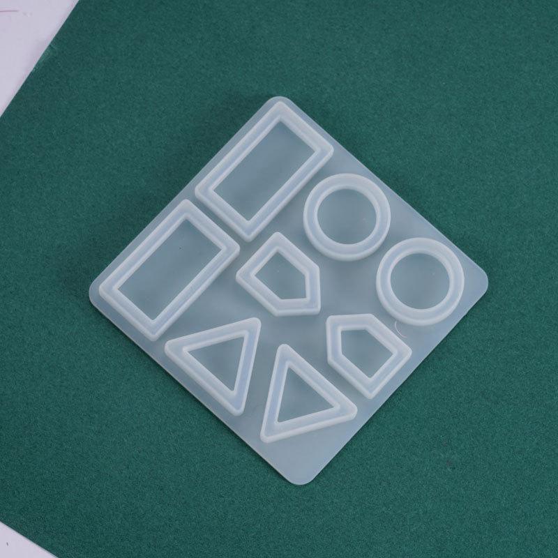 Poppy DIY Crystal Epoxy Mold for Polygon, Rectangular, and Round Earrings