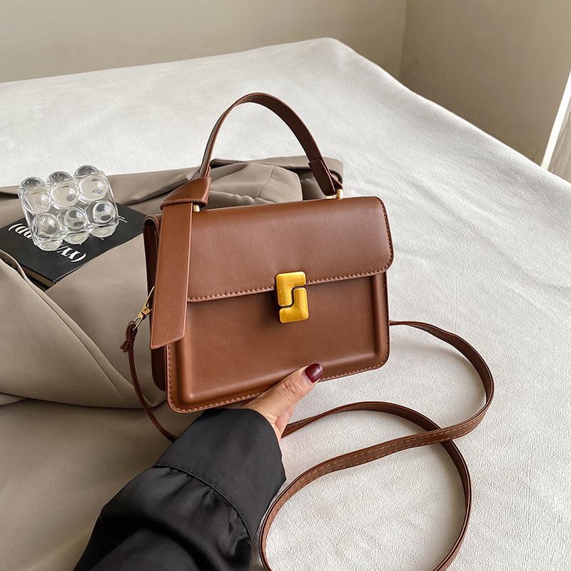 Fashionable Retro Women's Handbag 2024 New Trendy Small Square Bag For Daily Use