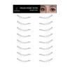 8/10Pairs Multi-Style Lower Eyelash Tattoo Stickers 3D Simulation False Eyelashes Stickers Quick Waterproof