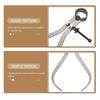 1PC Outside Caliper Measuring Tool Tools Calipers Wood Turning Kit Inside Silver Woodturning