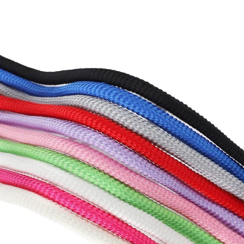 Bunte Runde Schnürsenkel Laufschuhe Schnürsenkel Qualität 8mm Dickere Schnürsenkel 100/120/140/160CM Stiefel Schuhbänder Schuhe Zubehör