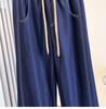 Tencel Plus Size Women’s High Waist Wide Leg Jeans - Slimming, Loose Drape for Spring/Summer