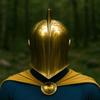 Handcrafted Doctor Fate Helmet: Polished Golden DC Cosplay Prop