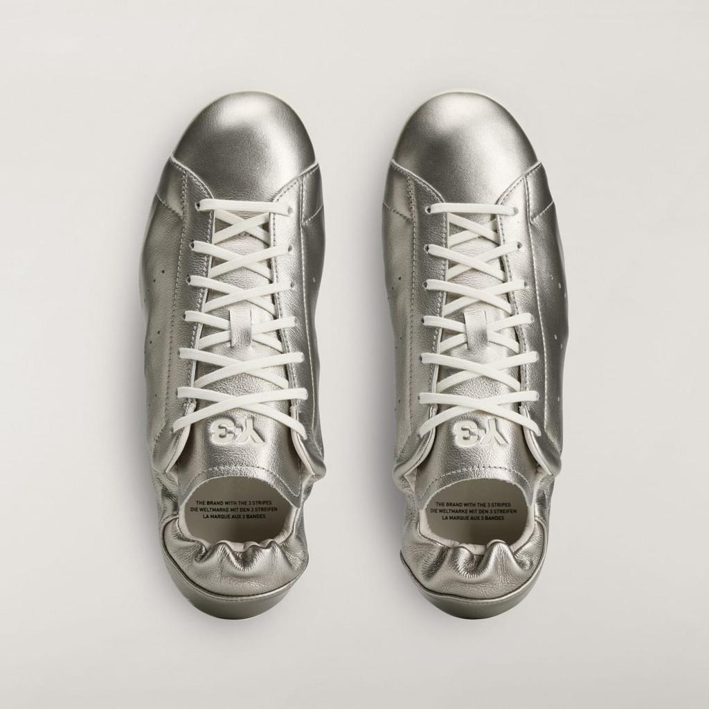 adidas Y-3 STAN SMITH LO PRO KI7901 Unisex Y-3 Sneakers Silver Metallic / Silver Metallic / Off White