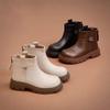 Children's and Girls' Autumn and Winter Martin Boots 2025 Foreign Style Versatile Princess Short Boots Fashion Baby Leather Boots Versatile Waterproof